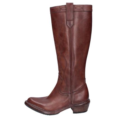 scarpe donna MOMA stivali marrone pelle 1DW308 VINTAGE BD929 Prezzo Ridotto