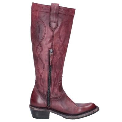 scarpe donna MOMA stivali bordeaux pelle 1DW308 VINTAGE BD927 Convenienza