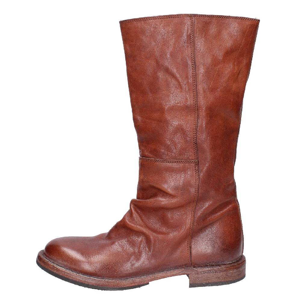 scarpe donna MOMA stivali marrone pelle 70304D VINTAGE EX489 Presa