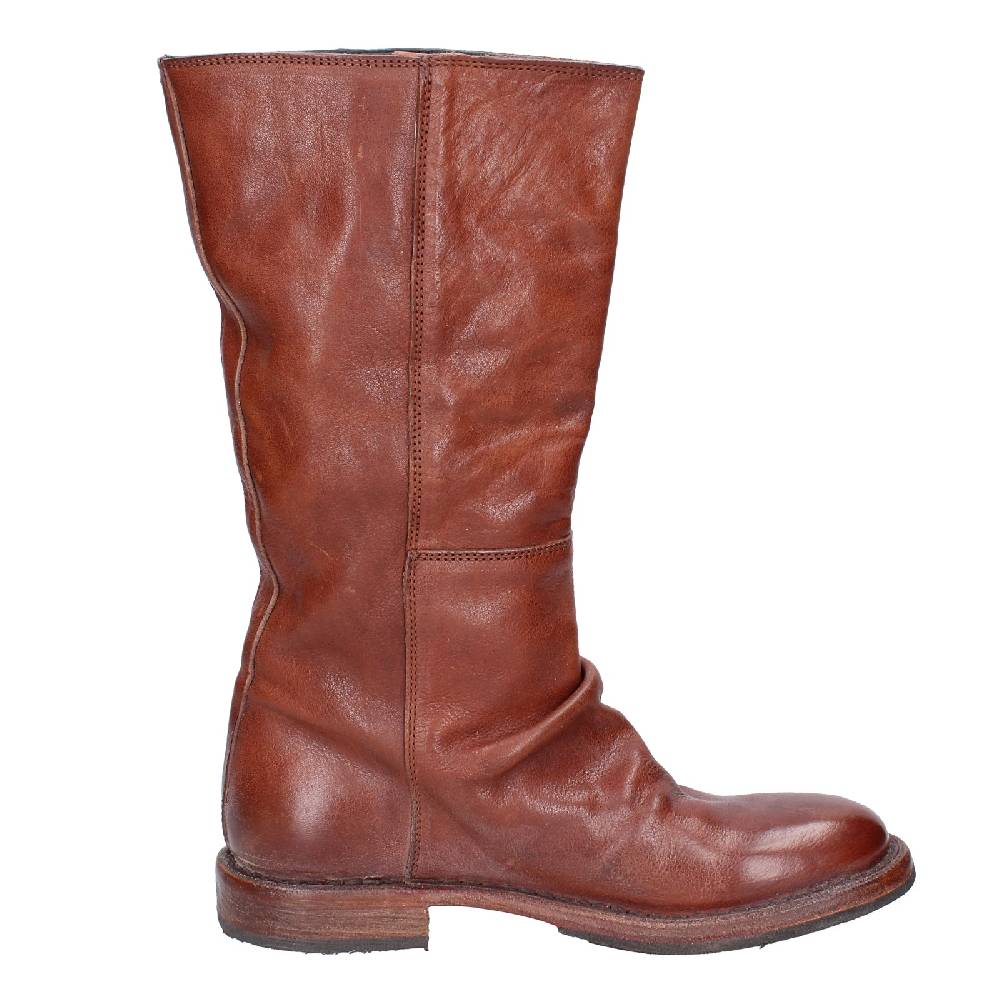scarpe donna MOMA stivali marrone pelle 70304D VINTAGE EX489 Presa