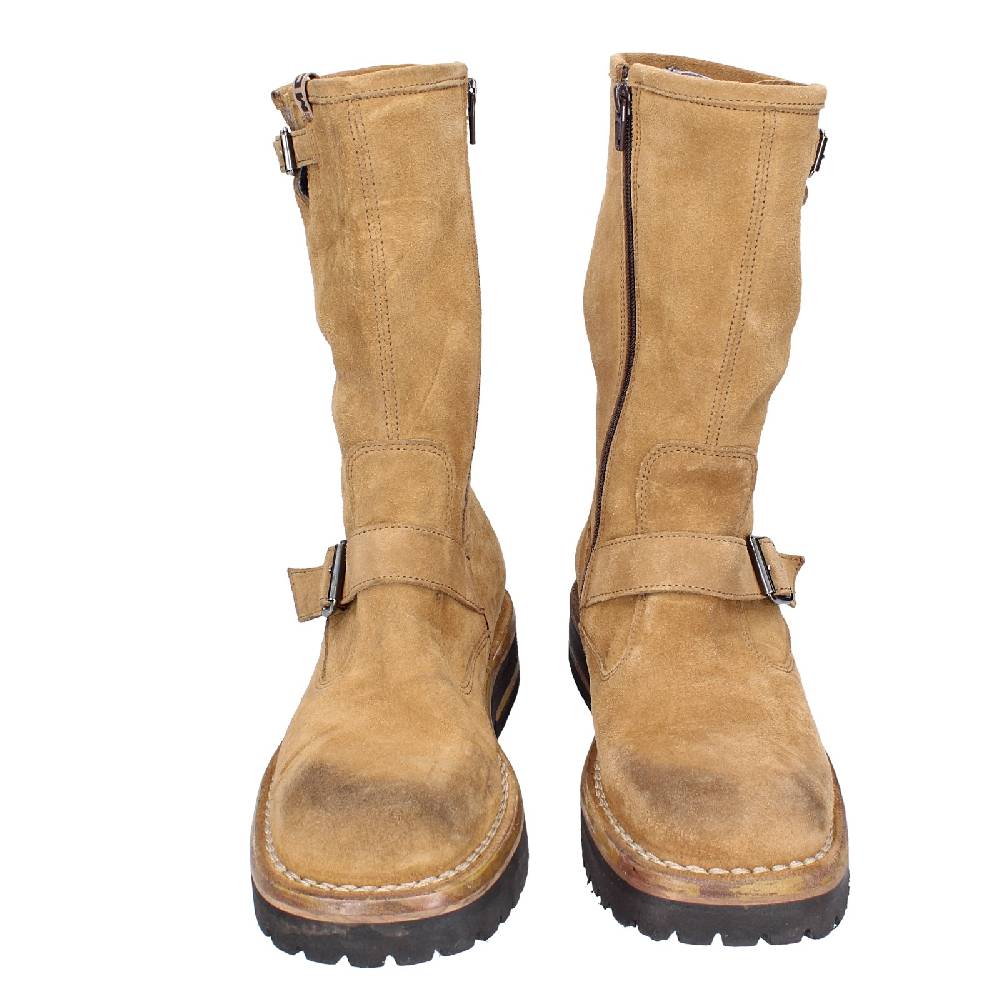 scarpe donna MOMA stivali marrone camoscio VINTAGE EX516 Sconto