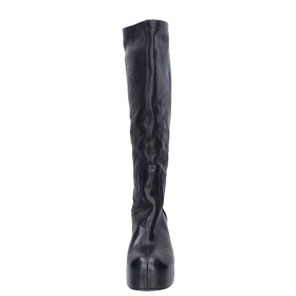 scarpe donna MOMA stivali nero pelle 87305D VINTAGE EX512 Economico