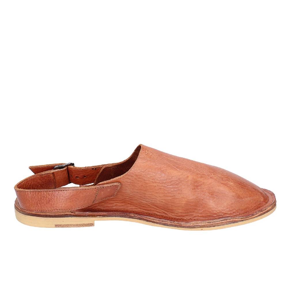 scarpe uomo MOMA sandali marrone pelle 20401G VINTAGE EX389 Vendita Calda