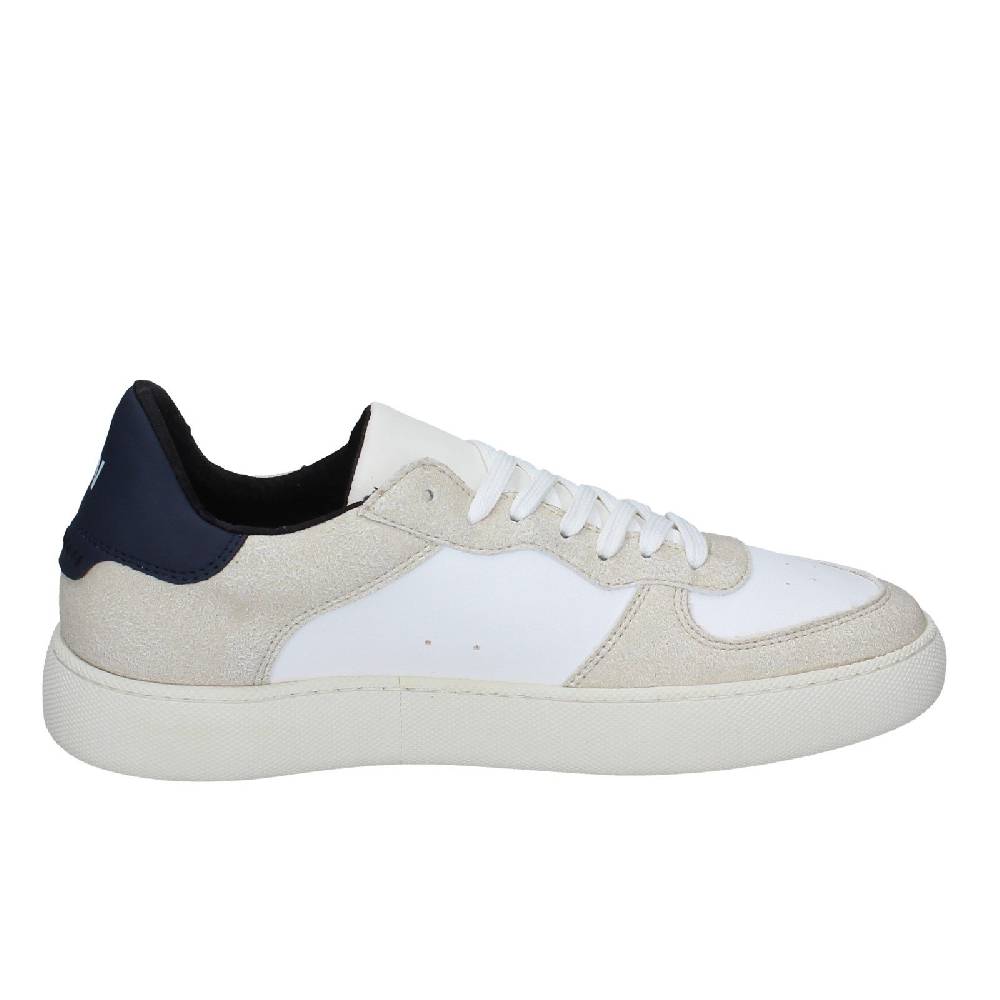 scarpe uomo NIRA RUBENS sandali bianco pelle beige camoscio EX195 Saldi Di Fabbrica