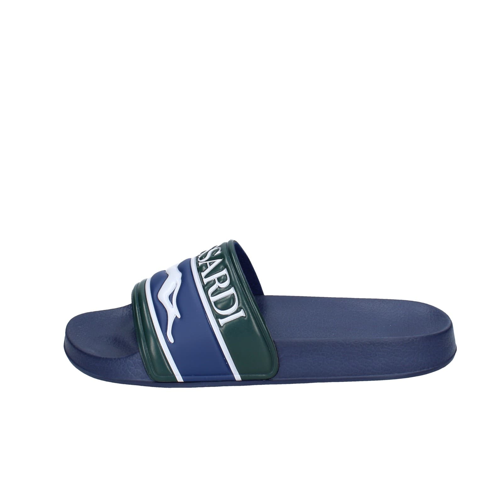 scarpe uomo TRUSSARDI sandali blu plastica verde EY246 I Più Venduti
