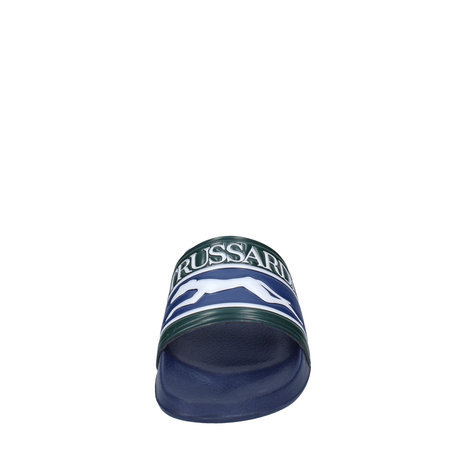 scarpe uomo TRUSSARDI sandali blu plastica verde EY246 I Più Venduti