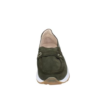scarpe uomo MOMA mocassini verde camoscio 4FS413-CRPL BC87 Moda