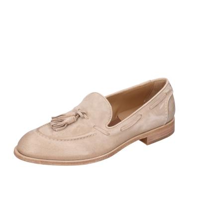 scarpe uomo MOMA mocassini beige camoscio 2FS410-OW BC37