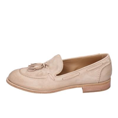 scarpe uomo MOMA mocassini beige camoscio 2FS410-OW BC37 Italy