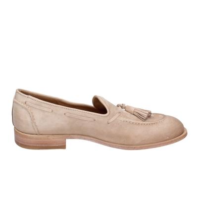 scarpe uomo MOMA mocassini beige camoscio 2FS410-OW BC37 Italy