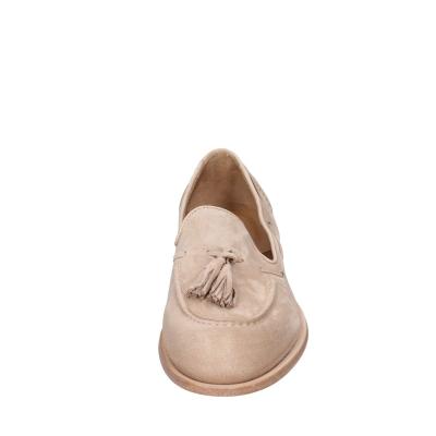 scarpe uomo MOMA mocassini beige camoscio 2FS410-OW BC37 Italy