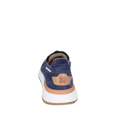 scarpe uomo MOMA mocassini blu camoscio 4FS413-CRPG BC773 2025