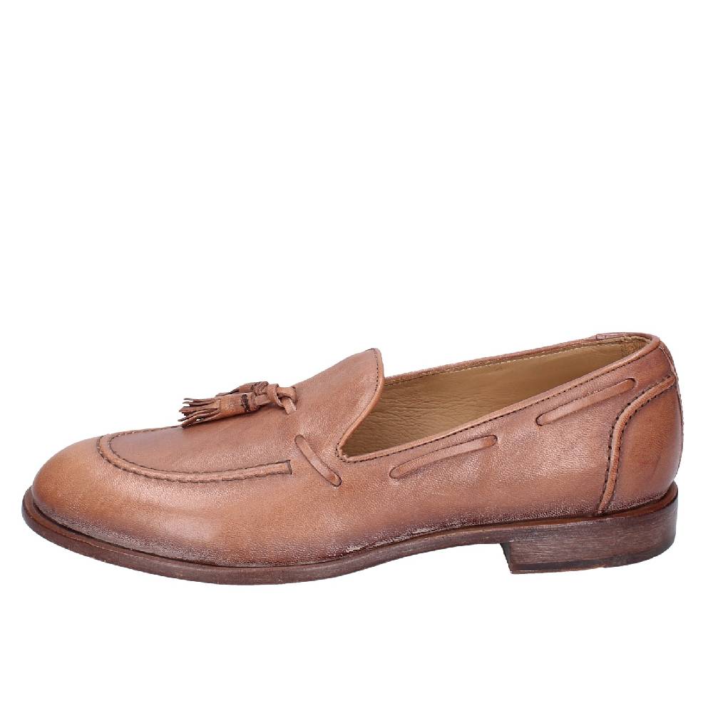 scarpe uomo MOMA mocassini marrone pelle 2FS410 VINTAGE EX375 Prezzo Ridotto