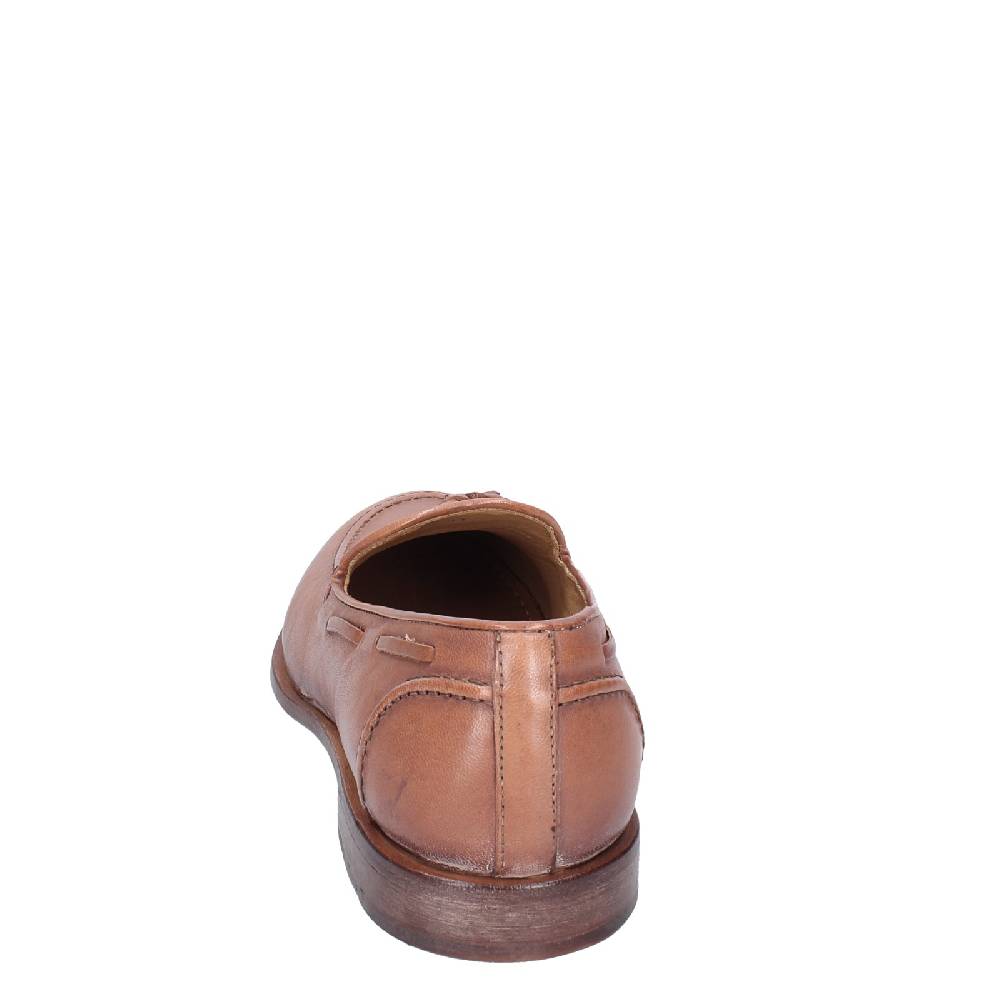 scarpe uomo MOMA mocassini marrone pelle 2FS410 VINTAGE EX375 Prezzo Ridotto