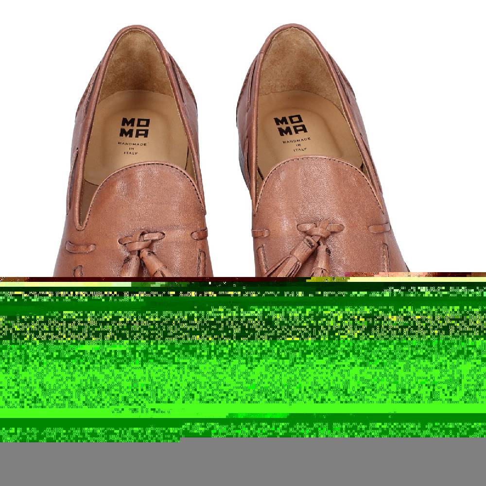 scarpe uomo MOMA mocassini marrone pelle 2FS410 VINTAGE EX375 Prezzo Ridotto
