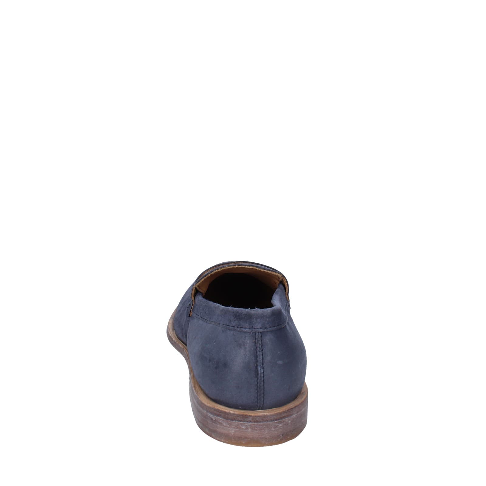 scarpe uomo MOMA mocassini blu camoscio 2E5449-OW EY425 Vendita