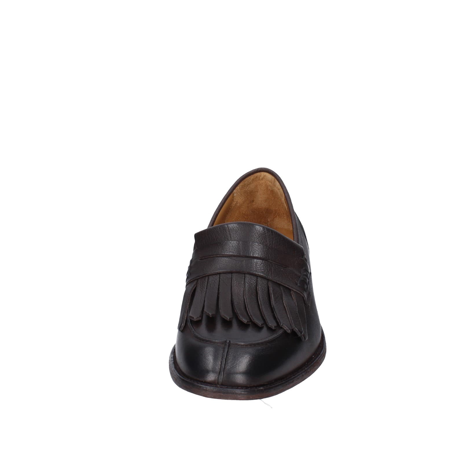 scarpe uomo MANIFATTURE ETRUSCHE mocassini marrone pelle EZ835 Pezzi Unici