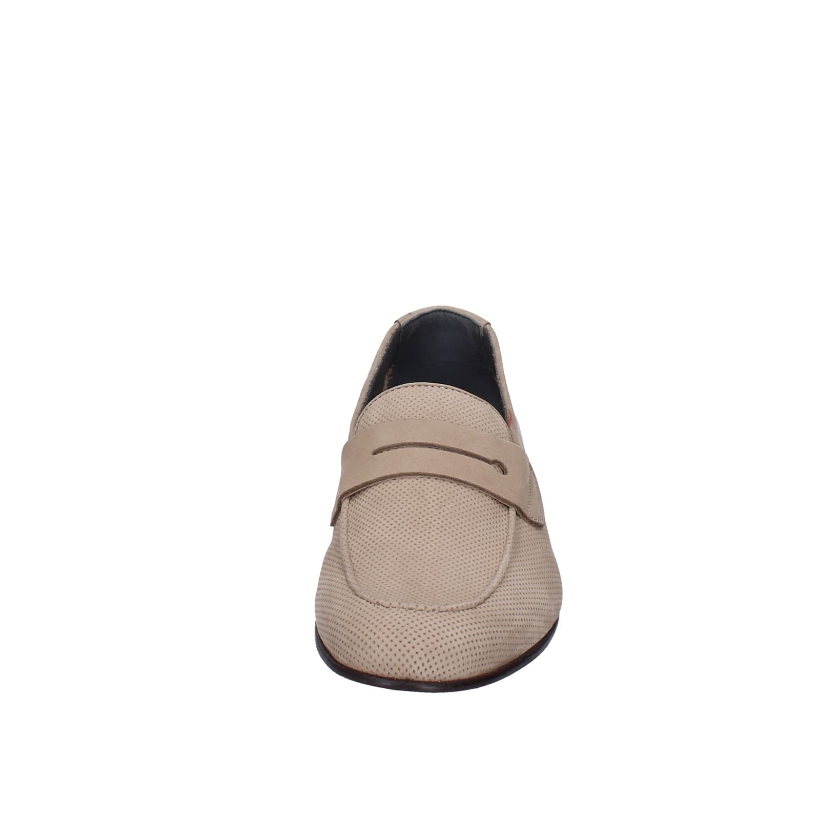 scarpe uomo POLLINI mocassini marrone pelle scamosciata EY33 Soddisfazione Garantita