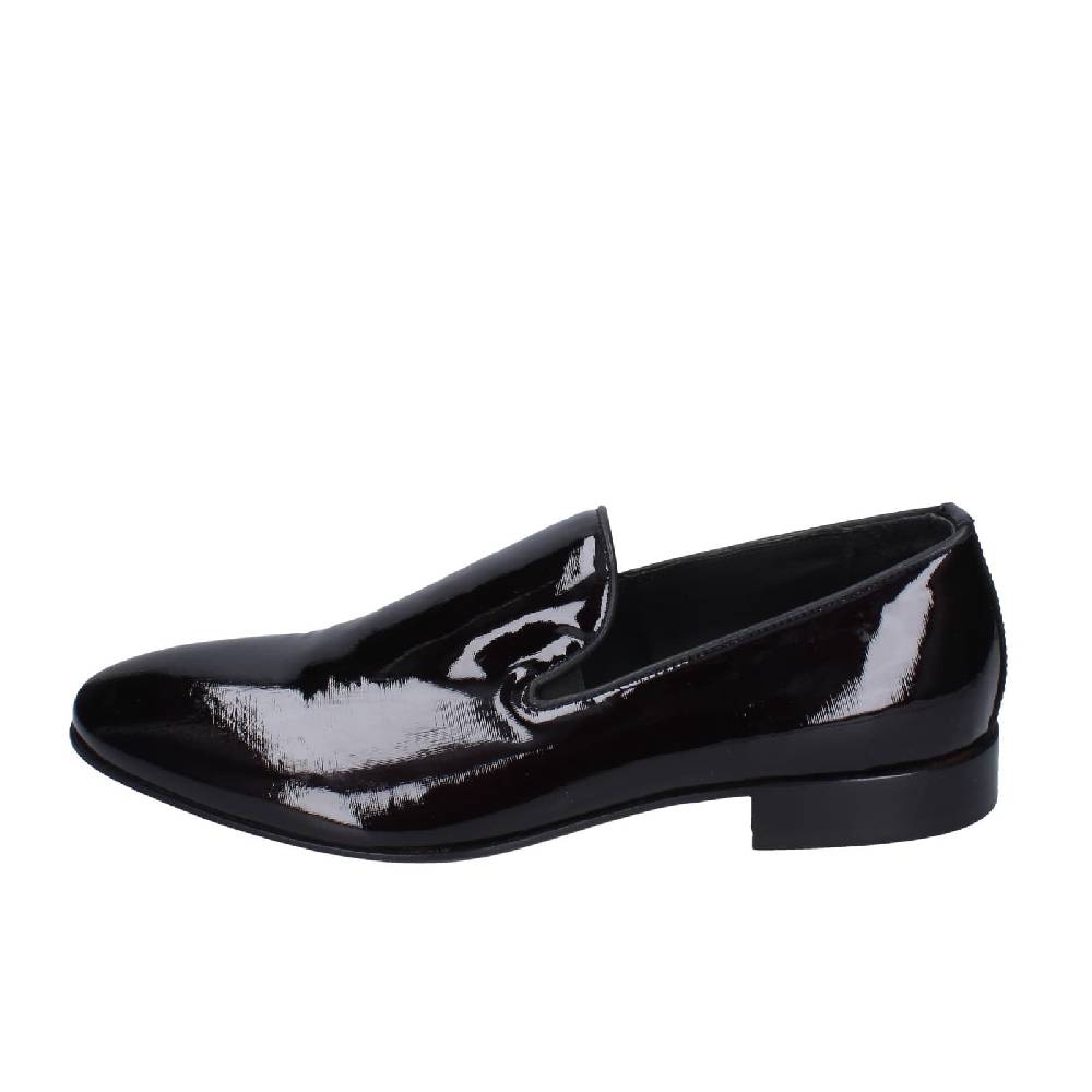 scarpe uomo EVEET mocassini nero vernice EZ238 Shopping Online