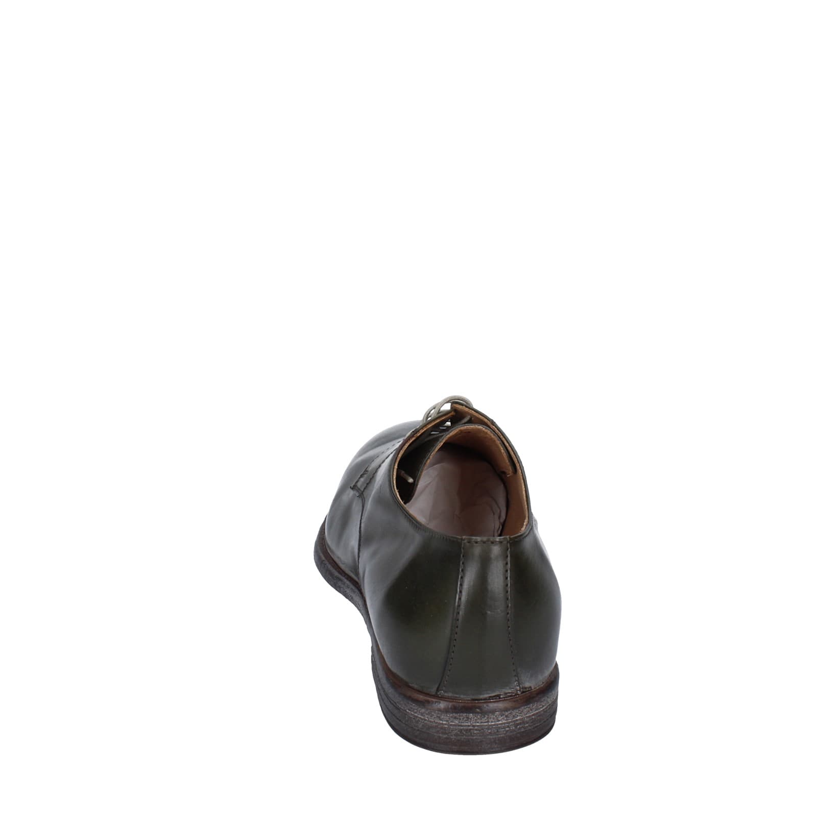 scarpe uomo MOMA classiche verde pelle 2AS433-MU EY448 Economico