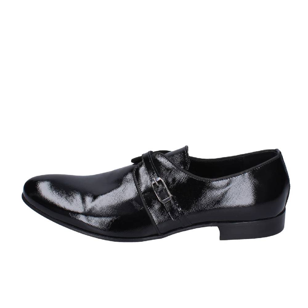 scarpe uomo EVEET classiche nero vernice 14023 EZ121 In Vendita