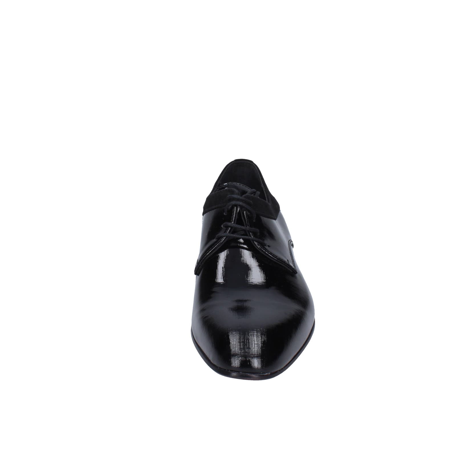 scarpe uomo EVEET classiche nero vernice velluto 15010 EZ120 Saldi