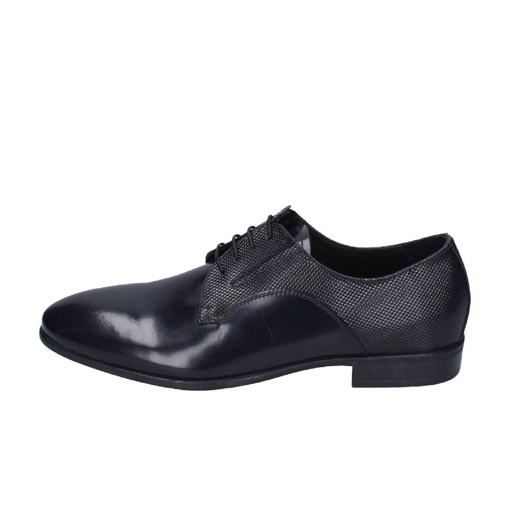 scarpe uomo EVEET classiche blu pelle lucida EZ97 Hotsell