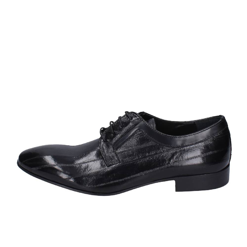 scarpe uomo EVEET classiche nero vernice EZ107 Vendita Calda