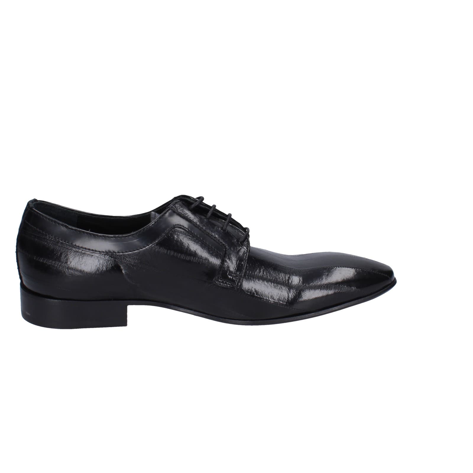 scarpe uomo EVEET classiche nero vernice EZ107 Vendita Calda