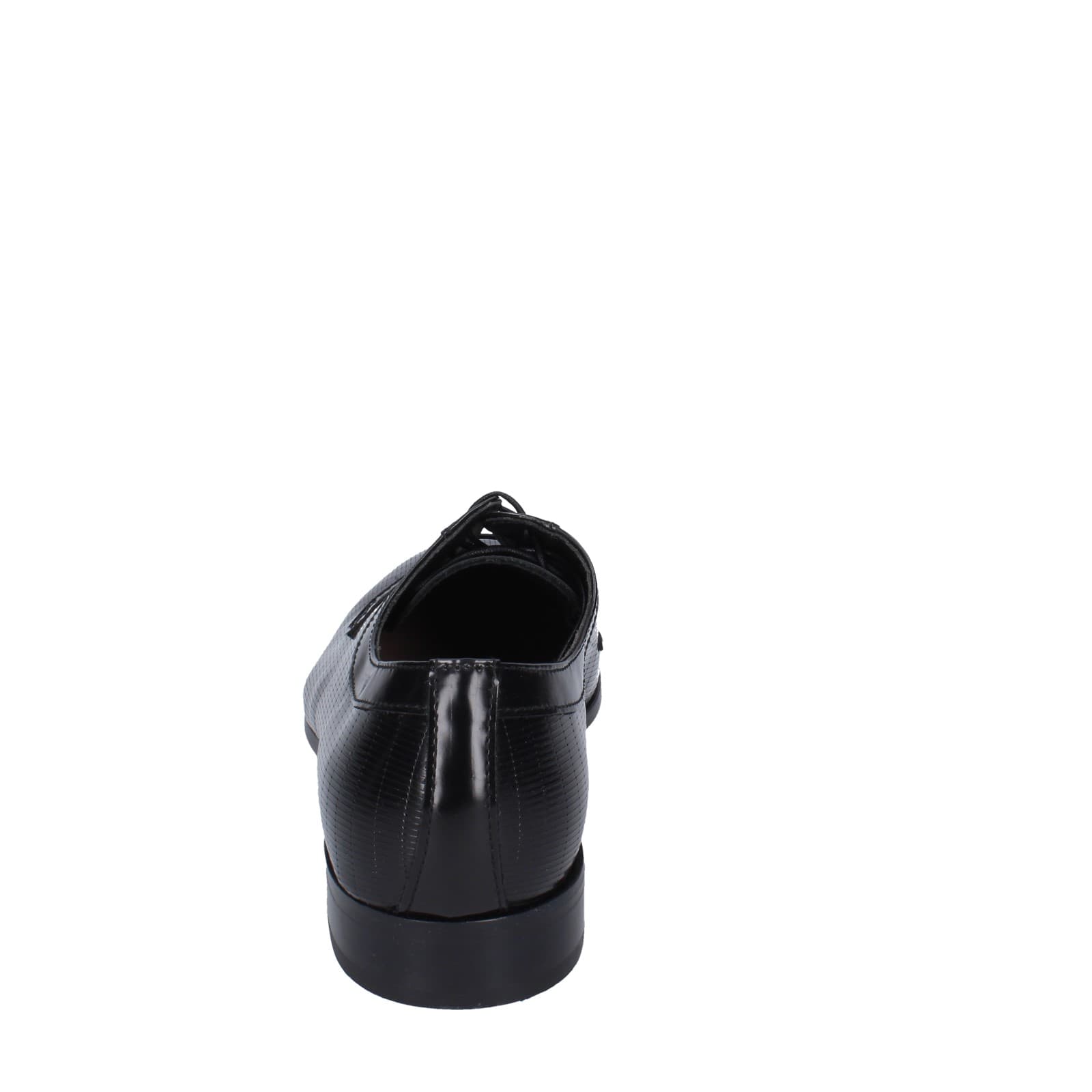 scarpe uomo EVEET classiche nero pelle EZ116 Vendita Economica