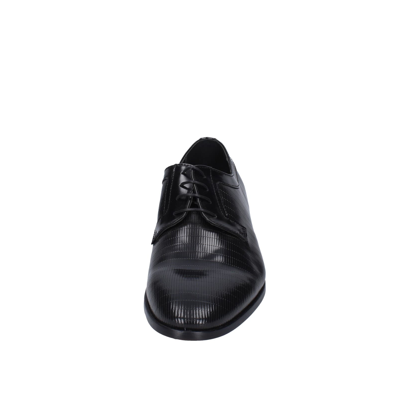 scarpe uomo EVEET classiche nero pelle EZ116 Vendita Economica