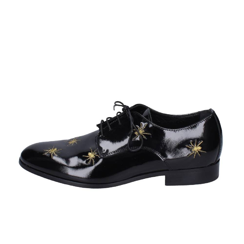 scarpe uomo EVEET classiche nero vernice EZ124 In Saldo