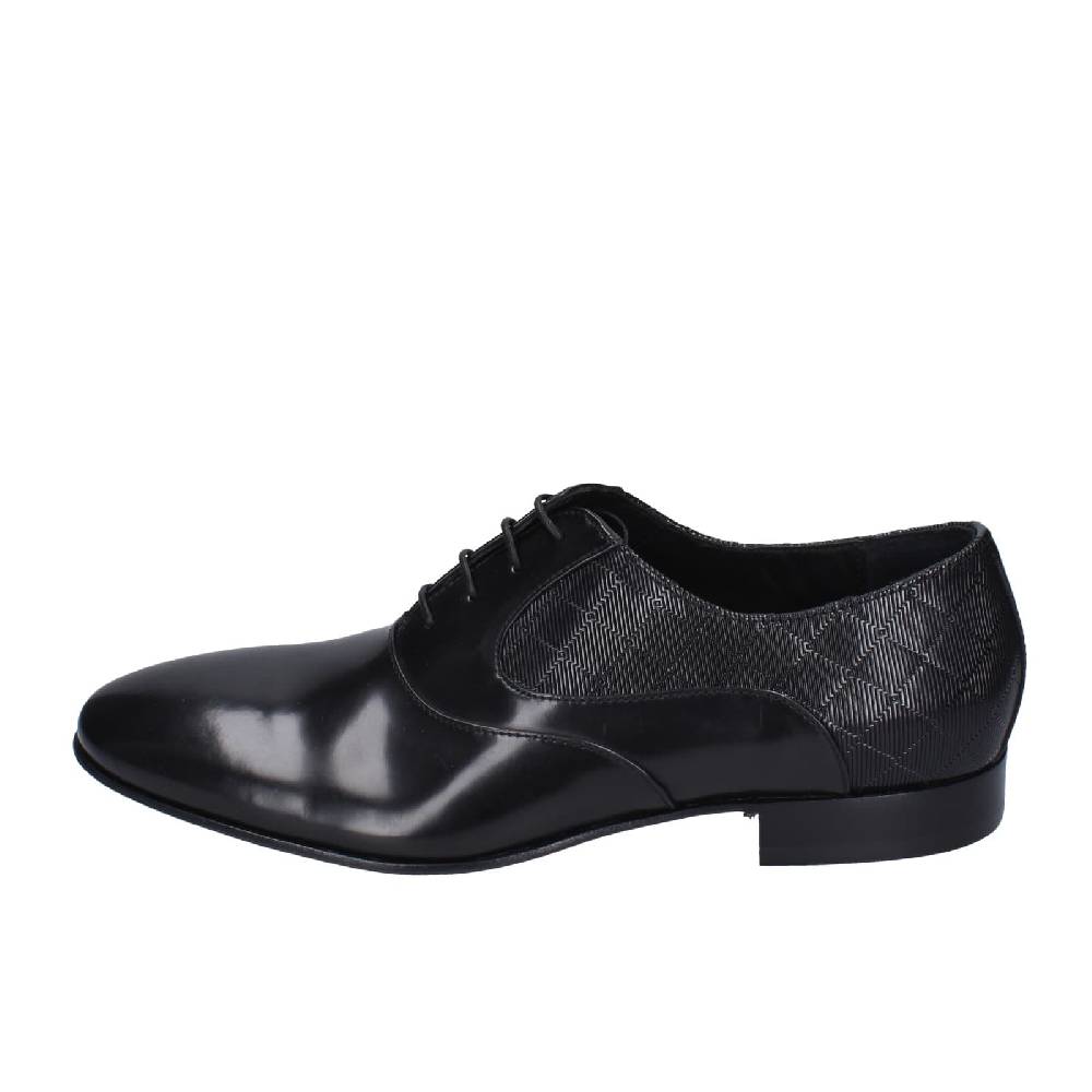 scarpe uomo EVEET classiche nero pelle EZ113 Moda