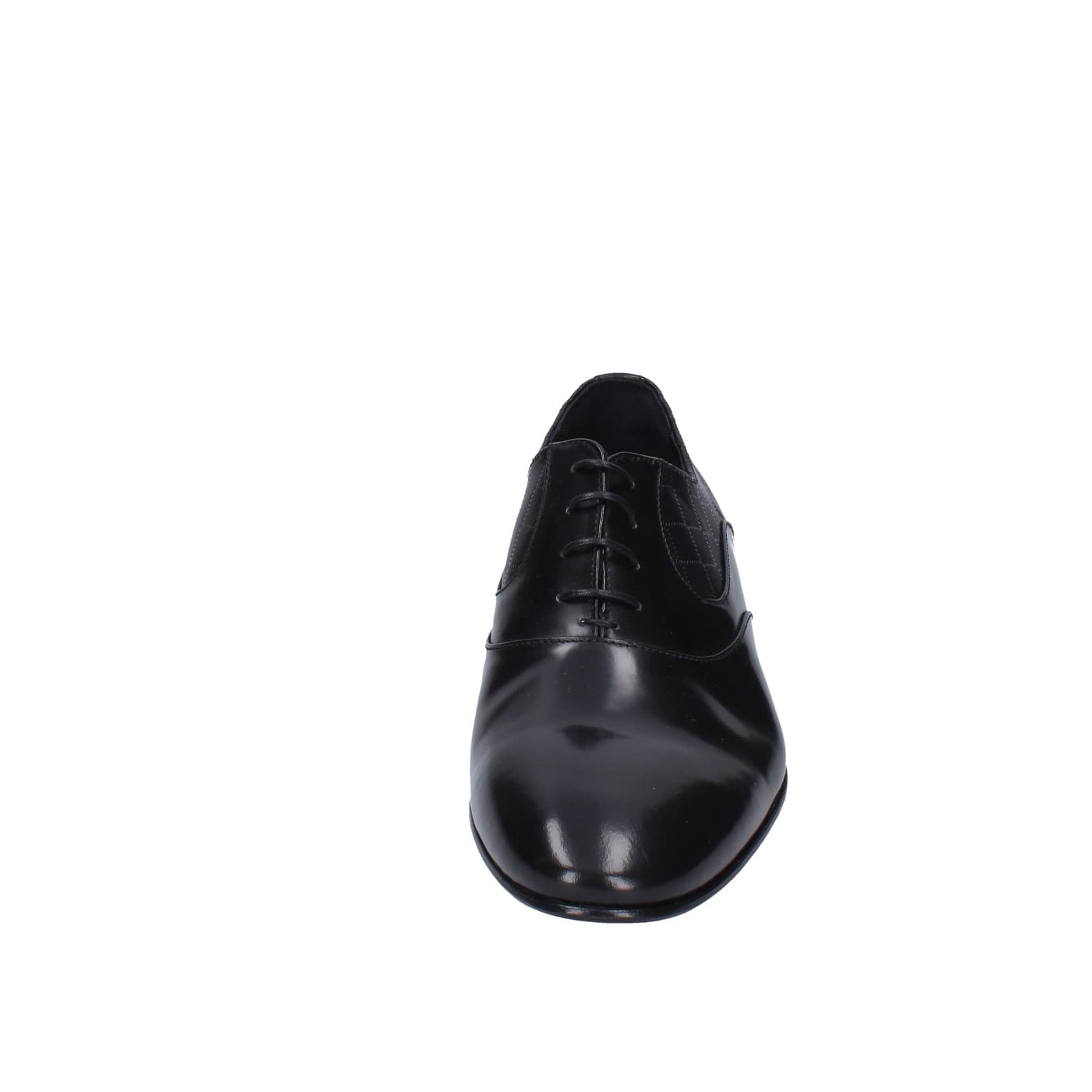 scarpe uomo EVEET classiche nero pelle EZ113 Moda