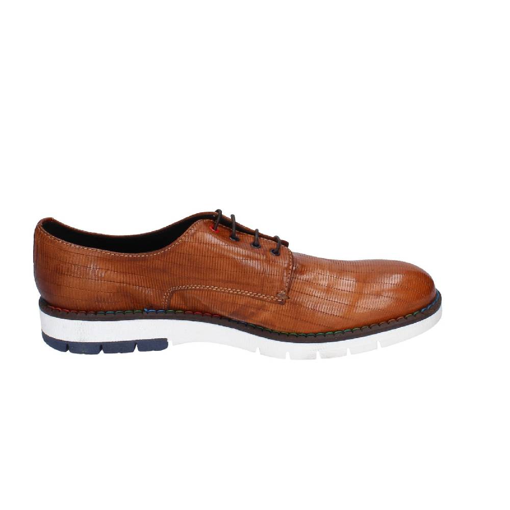 scarpe uomo EVEET classiche marrone pelle EZ147 2025