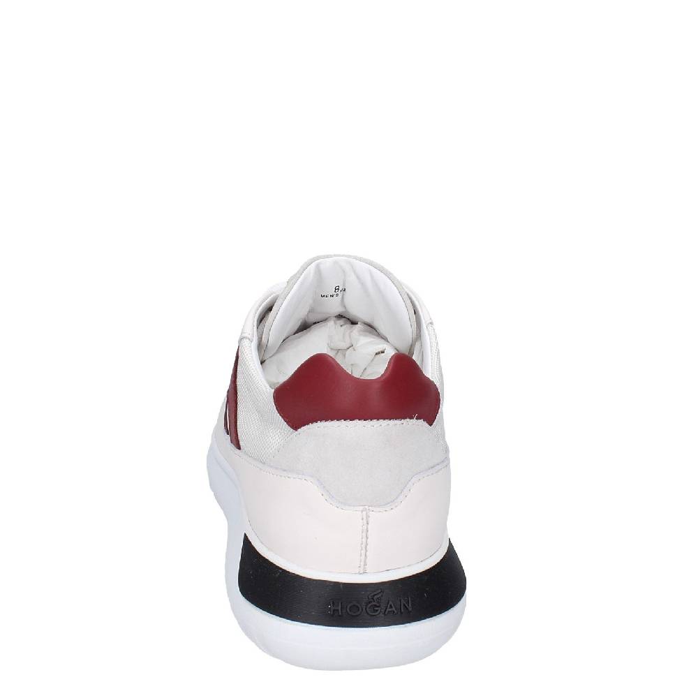 scarpe uomo HOGAN sneakers bianco pelle tessuto EX346 Italy