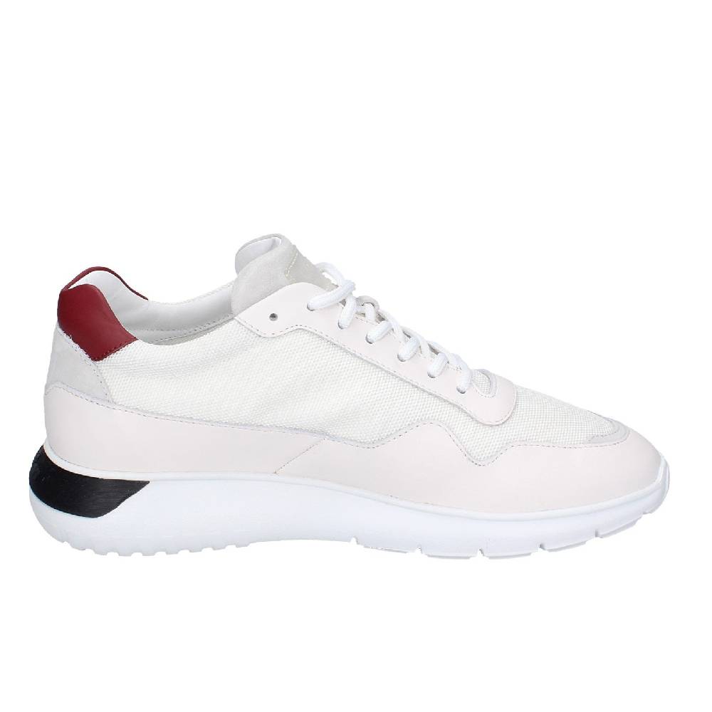 scarpe uomo HOGAN sneakers bianco pelle tessuto EX346 Italy