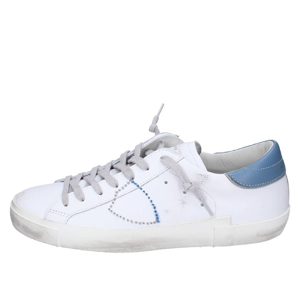 scarpe uomo PHILIPPE MODEL sneakers bianco pelle VINTAGE EX356 Italia