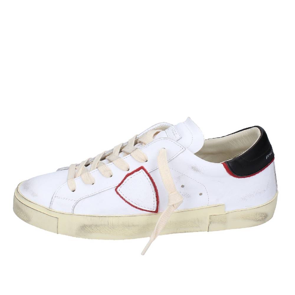 scarpe uomo PHILIPPE MODEL sneakers bianco pelle VINTAGE EX361 Vendita