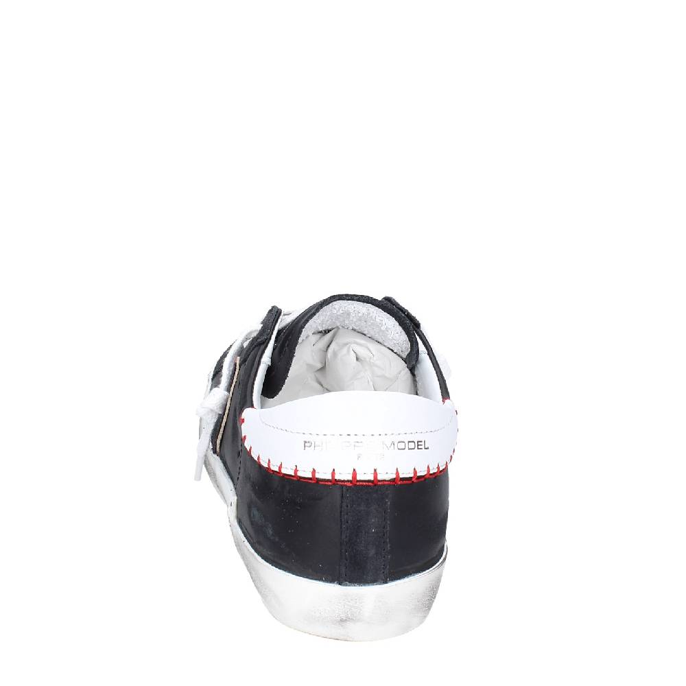 scarpe uomo PHILIPPE MODEL sneakers nero pelle VINTAGE EX338 Fino Al -60%