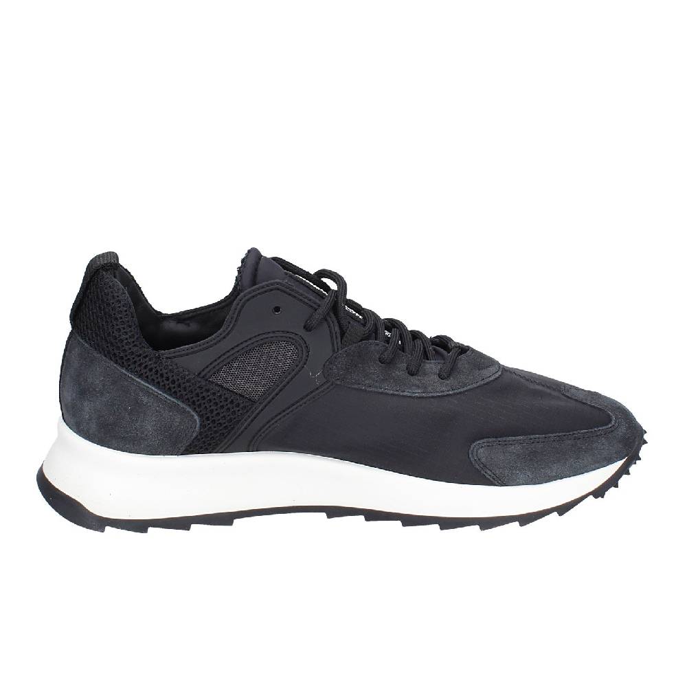 scarpe uomo PHILIPPE MODEL sneakers nero camoscio tessuto EX343 Shopping Online
