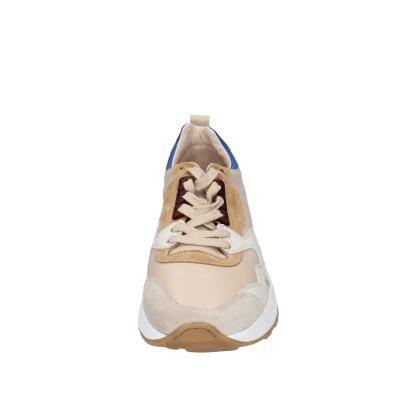 scarpe uomo MOMA sneakers beige pelle blu 4AS401-CRP BC260 Convenienza