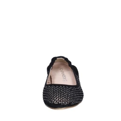 scarpe donna CAFè NOIR ballerine nero camoscio strass MEL501 BF398 Presa