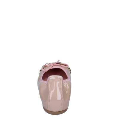 scarpe donna CROWN ballerine rosa vernice BZ941 Economico