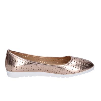 scarpe donna LANCETTI ballerine bronzo pelle sintetica BP565 Outlet