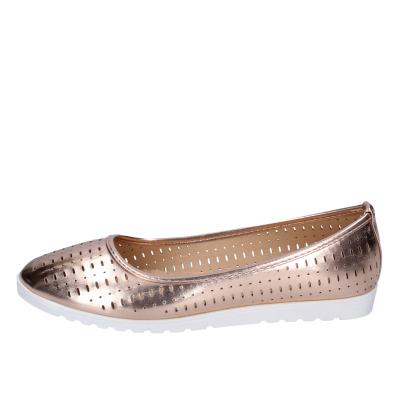 scarpe donna LANCETTI ballerine bronzo pelle sintetica BP565 Outlet