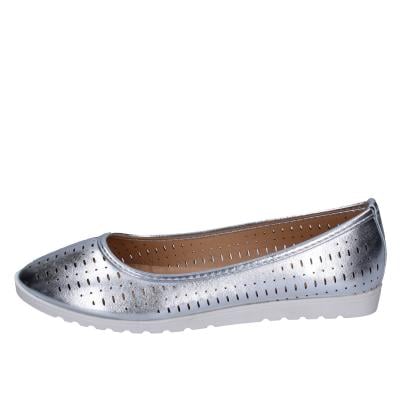 scarpe donna LANCETTI ballerine argento pelle sintetica BP564 In Vendita