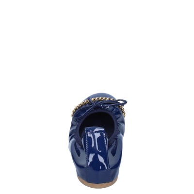 scarpe donna CROWN ballerine blu vernice BZ948 Hotsell