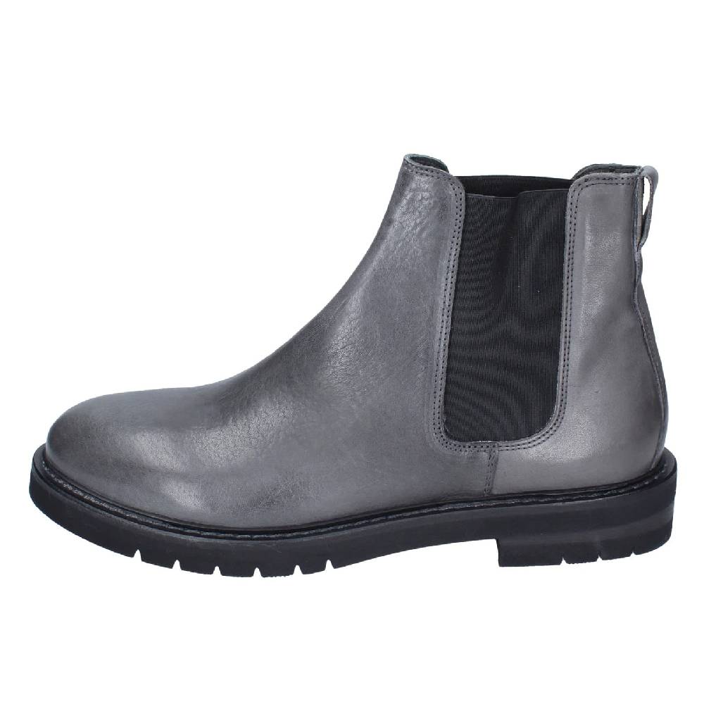 scarpe uomo MOMA stivaletti grigio pelle 60305C EY509 Vendita Economica