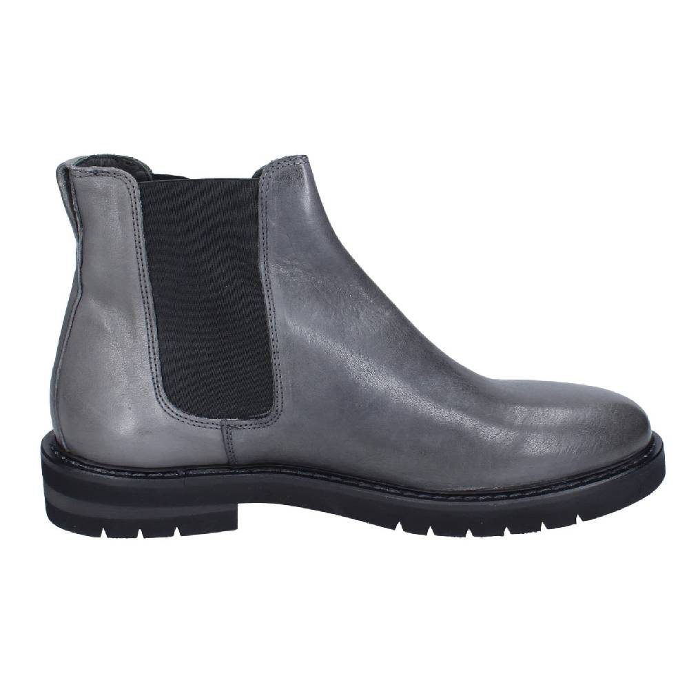 scarpe uomo MOMA stivaletti grigio pelle 60305C EY509 Vendita Economica